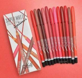 GLOW IT Matte Lip Liner Pencil - Set of 12