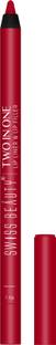 SWISS BEAUTY Two in One Lip Liner & Lip Filler Clear Red 10