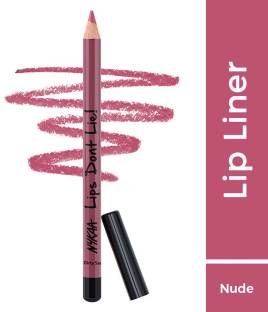 NYKAA Lips Dont Lie Waterproof Line & Fill Lip Liner Dirty Secret 03
