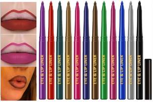 Neycare Multicolored Smudge Free Matte Eye & Lip Liner Pencil Set