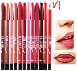 Luster Shine Waterproof Professional Multicolored Matte Lip Liner