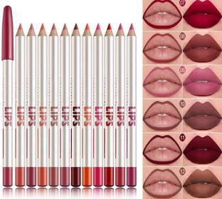GULGLOW99 Korean Super Smooth Multi-Functional Lip Liner Full Bright Color Long-lasting