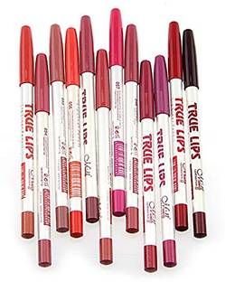 Scheibe True Lips Liner Pencil Set of-12 Multicolour