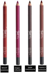 ELIIOUS Matte Bold Lipliner Pencil | Waterproof , Long Stay , Smudge Free | Set Of 4