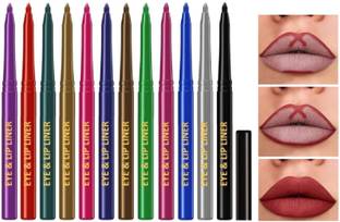 Neycare LIP-LINER COLOR PENCIL LINER MULTI-SHADES PACK OF 12