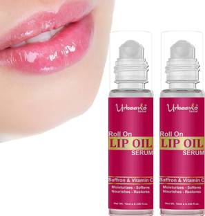 Urbaano Herbal Lip Oil Serum 100% Natural oils -restores Smooth & Bright Lips color Naturally