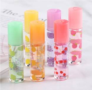 REIMICHI New Roll-on Fruit Lip Oil Moisturizing Transparent Lip Gloss Set of 6