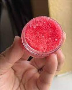 Lui Pui strawberry best lip scrub for soft lips