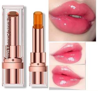 AFARAXIA Transparent Moisturizing Jelly Lipstick for Glossy Pink Lips