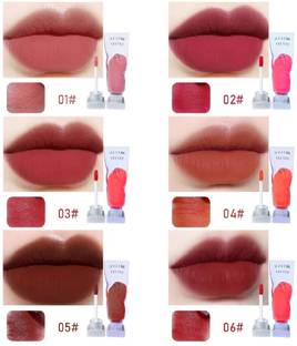 THTC Combo Velvet Lip Glaze Pigmented Transparent Ice Cube Matte Lipstick