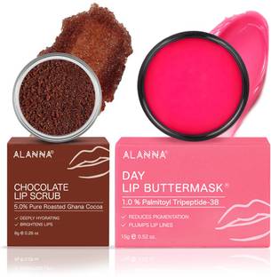 ALANNA 2-Step | Day Lip ButterMask & Choco Scrub | Smooth & Exfoliate
