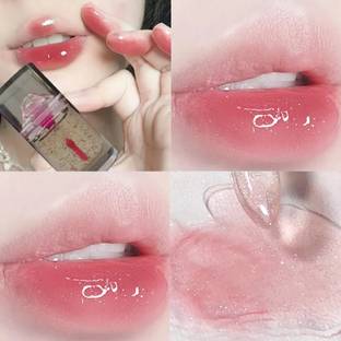 MYEONG Korean Style Liquid Lip and Cheek Tint - Rose Fragrance Lip Plumper for Women