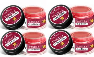 PARK DANIEL Vanilla Lip Balm -Lightening Balm For Dry & Pigmented Lips Pack of 4 Unit of 15g