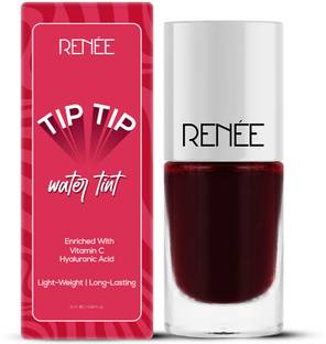 Renee Tip Tip Water Tint - Cherry Whirl - Hydrating Lip & Cheek Stain, Long-Lasting Lip Stain