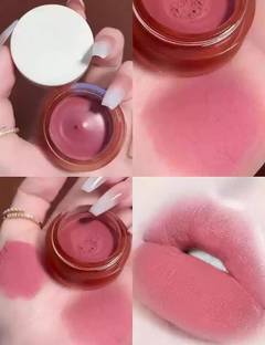 MYEONG Lip and Cheek Mud Tint Edgy Red Creamy Matte Mousse