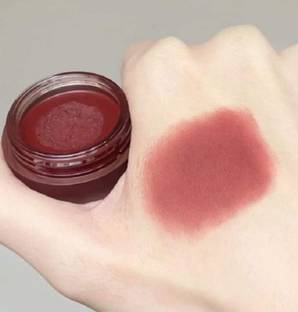 MYEONG Makeup Multi Pot Maroon Color Velvet for Long-Lasting Lip Lip Mud Tint