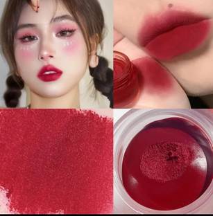 MYEONG Makeup Lip Tint High Pigment Red Rose Tint Lip Stain Lip Stain