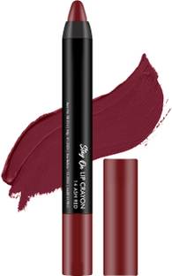 SWISS BEAUTY Non Transfer Matte Crayon Lipstick | Waterproof & Smudgeproof| -