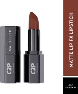 C2P Professional Creamy Brown Matte Bullet Lipstick Highly Pigmented Long Lasting & Waterproof