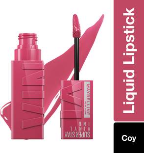 MAYBELLINE NEW YORK Superstay Vinyl Ink Liquid Lipstick, Coy | High Shine for up to 16hr, 4.2ml