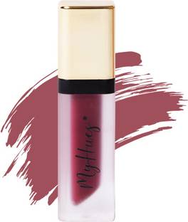 MyHues Lip Comfort Matte Finish Liquid Lipstick Non-Drying Long Lasting Transferproof