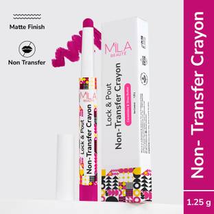 MILA BEAUTÉ Transferproof Long Lasting Matte Crayon I Hydrating with Ceramides & Shea Butter