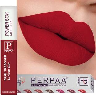 Perpaa Powerstay Liquid Matte Waterproof & Non tranfer Lipstick for Women
