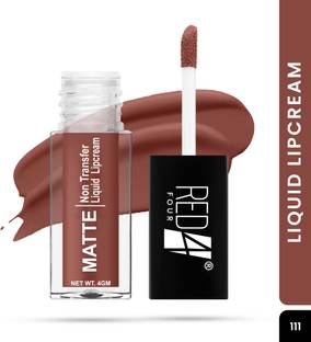 RED4 Miss Perfect Liquid Lip Cream | Non Transfer Matte Liquid Lipstick