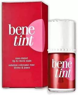 Cosluxe Bene Tint Lip and Cheek Stain, Tined Finish Blusher and Liquid Lipstick