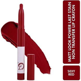 MATTLOOK Power Last Lip Stain Crayon Rich Color, non Transfer Lipstick