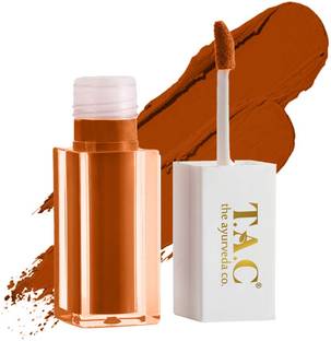 TAC - The Ayurveda Co. Liquid Matte Rust Desire Lipstick, Long Lasting, Super Pigmented, Transfer Proof