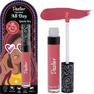 Dazller All Day Lipcolour, Ultra Intense Matte,Smudge-Proof, Lightweight,Up to 8Hrs Stay