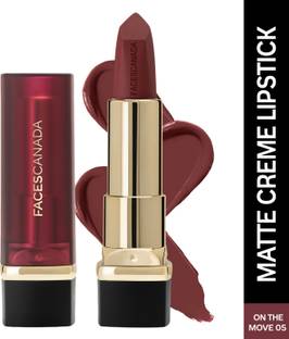 FACES CANADA Comfy Matte Creme Lipstick | Long Stay | Intense Color | One Stroke Application