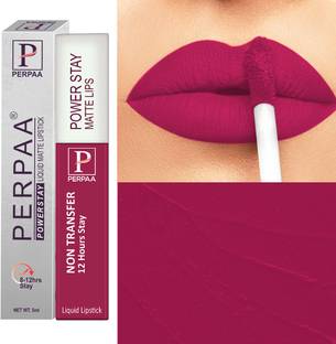Perpaa Power stay Waterproof & Long lasting Matte liquid lipstick , shade no 10