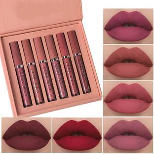 beinina Handaiyan Non Transfer 6 Pcs Liquid Matte Waterproof Lipstick