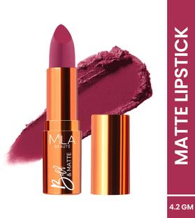 MILA BEAUTÉ Bold & Matte Lipstick | Soft & Light Weight Formula | Highly Pigmented Lipstick