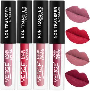 VERGE Lip Shots Non Transfer Waterproof Liquid Lip Color With Long Stay & Matte Finish