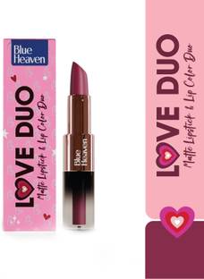 BLUE HEAVEN Love Duo Dual-Sided Lipstick by :Long-Lasting Matte & Liquid Formula for All Day