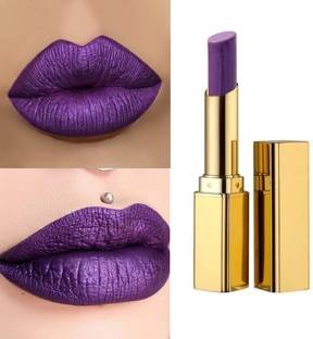 BLUEMERMAID HIGH QUALITY PURPLE COLOR SHIMMER CREAMY MATTE LIPSTICK
