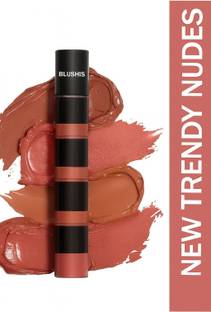 BLUSHIS Professional Fab 4 in 1 Super Stay Matte Finish Liquid Lip Color