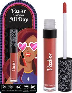 Dazller All Day Lipcolour, Ultra Intense Matte,Smudge-Proof, Lightweight,Up to 8Hrs Stay