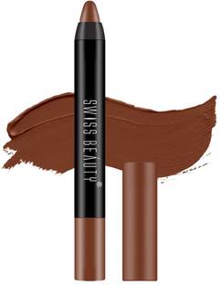 SWISS BEAUTY Non Transfer Matte Crayon Lipstick | Waterproof & Smudgeproof| -