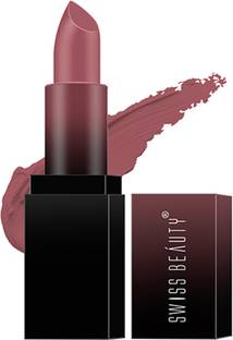 SWISS BEAUTY HD Matte Pigmented Smudge proof Lipstick | Creamy Matte Long stay Lipstick