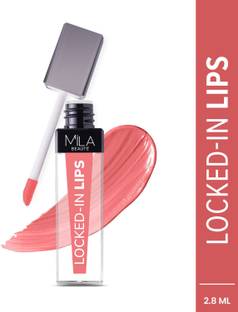 mila beaute Locked In Lips Liquid Lipstick 12 Hour Transfer Proof with Hyaluronic Acid Shade