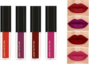 BLUSHIS Women Matte mini liquid Lipstiks Red
