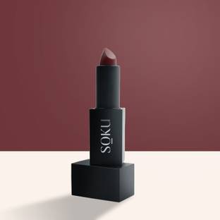 SOKU Censored Matte Long Lasting Creamy Lipstick Smooth & Light Weight