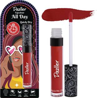 Dazller All Day Lipcolour, Ultra Intense Matte,Smudge-Proof, Lightweight,Up to 8Hrs Stay