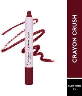 Million Colors Matte Lip Crayon Lipstick | Hydrating, Lightweight, Waterproof & Smudgeproof