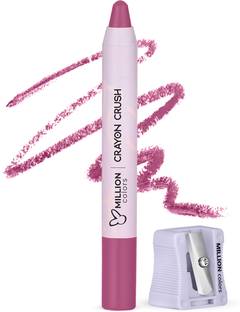 Million Colors Matte Lip Crayon Lipstick | Hydrating, Lightweight, Waterproof & Smudgeproof