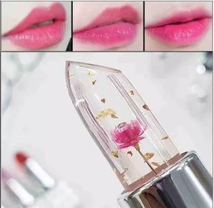 KENZY Korean Natural Pink Lips Color Changing Flower Gel Lipstick